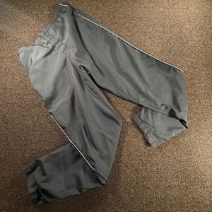 Vintage 1999 Gap Navy Blue Mesh Lined Track Pants Mens M Windbreaker Velcro